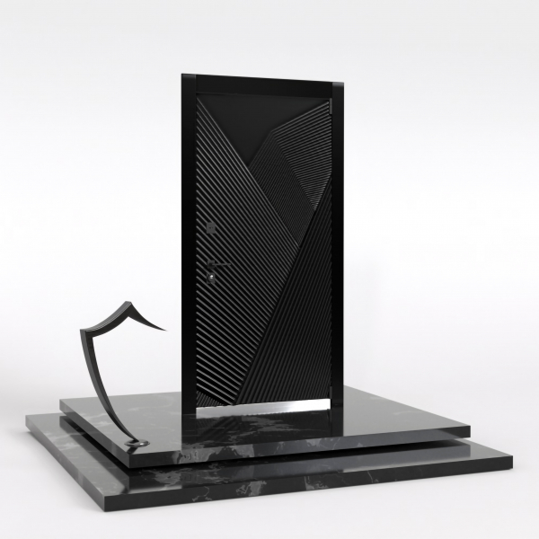 Дверь входная KRAFT "‎Геометрия 20" Смокинг