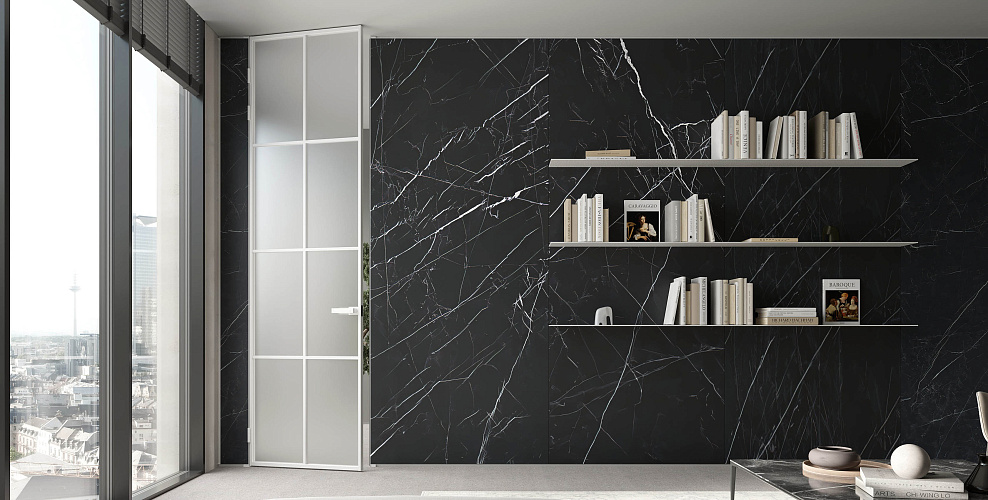 Miksal Распашная дверь с минимальным алюминиевым профилем 18мм