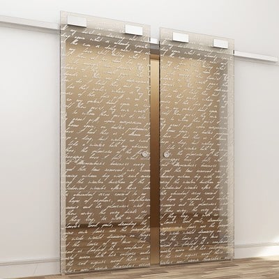 Цельностеклянные двери