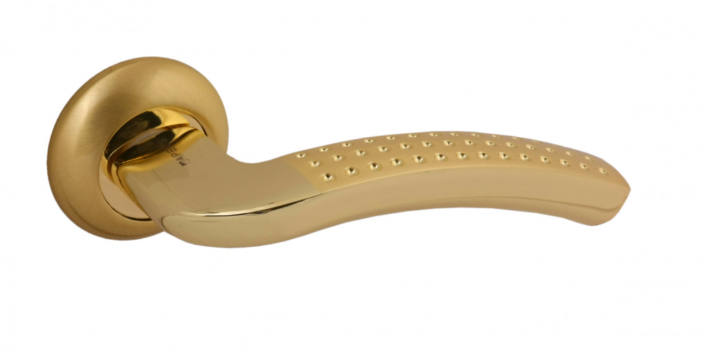 Ручки дверные Megapolis "Seoul" H-0826-A-GM/G