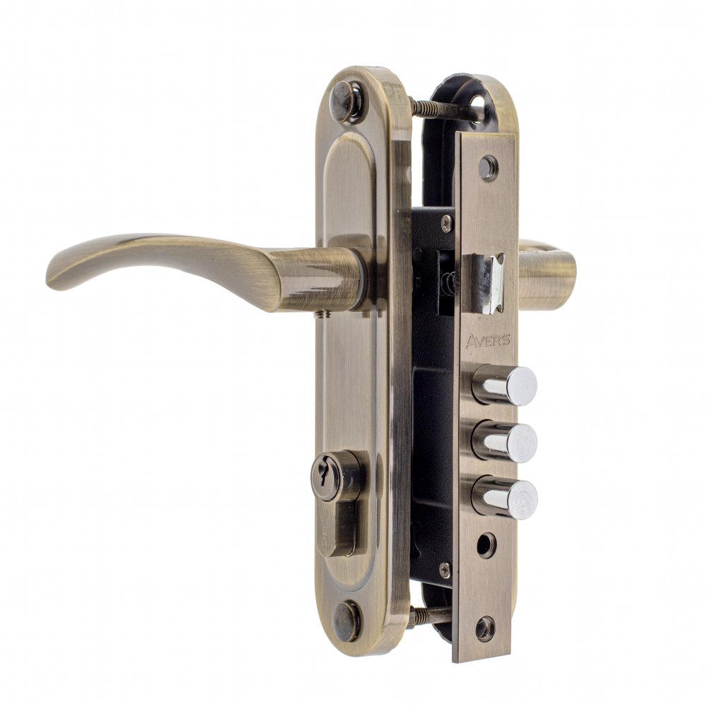 Замок врезной Avers 1023/60-AB