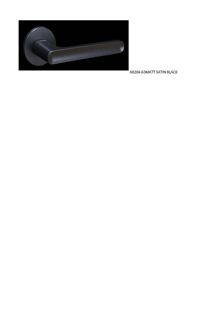 Ручка Alemar A8204-63 MATT SATIN BLACK