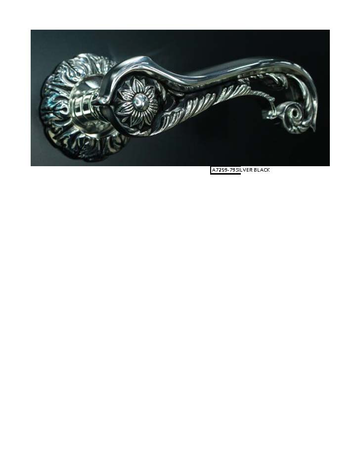 Ручка Alemar A7259-79 SILVER+BLACK