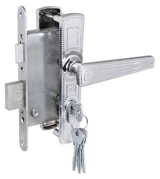 Замок врезной Зенит-ЗВ4-3.01 (хром)